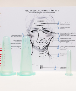 Tweedelig facial cuppingset
